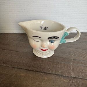 Vintage Bailey's Irish Cream Winking Girl YUM 1996 Limited Edition Creamer Cup